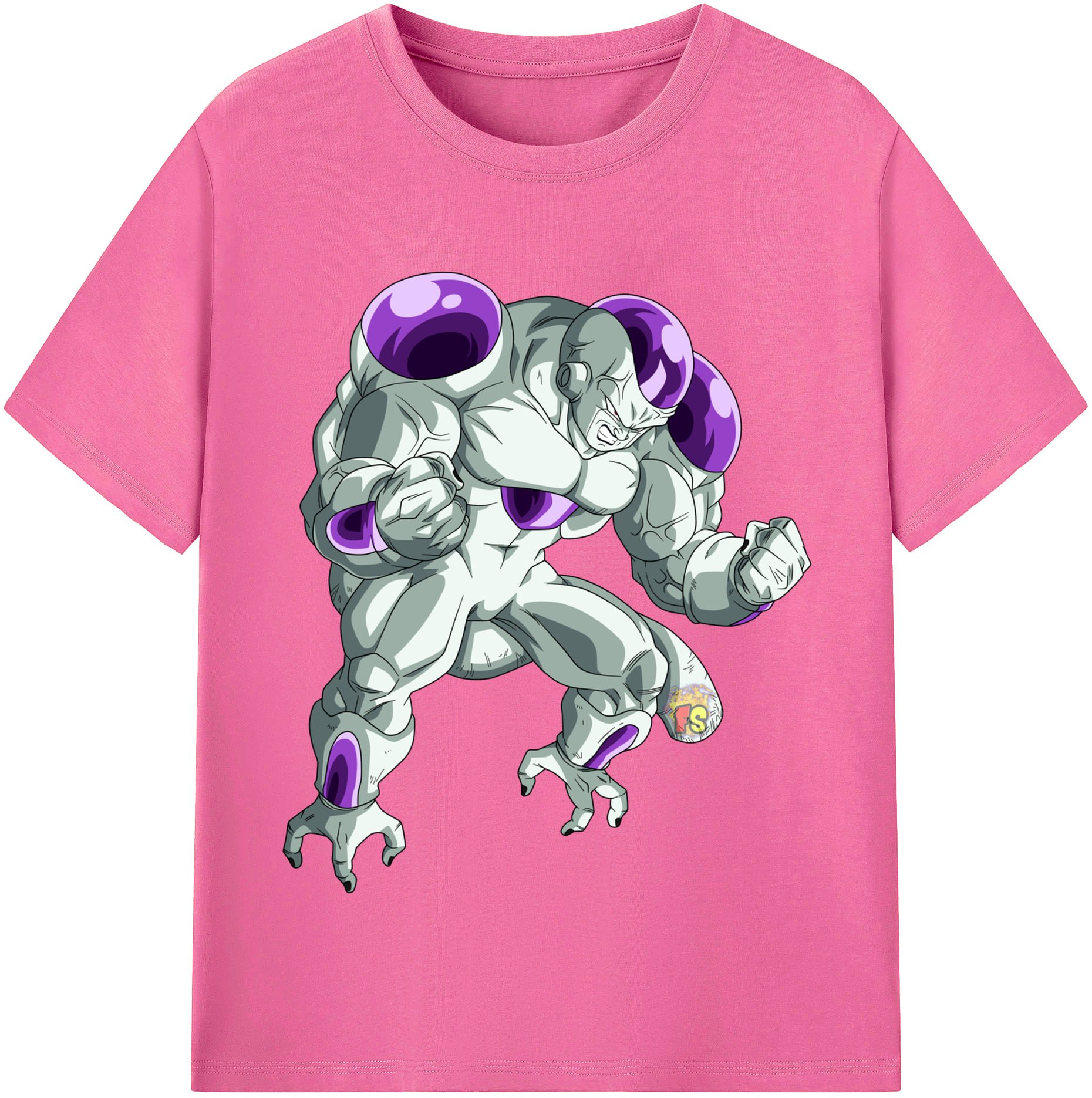 （画像用） ドラゴンボール フリーザ DRAGON BALL Frieza レディースカジュアルプリントTシャツ（綿100％）